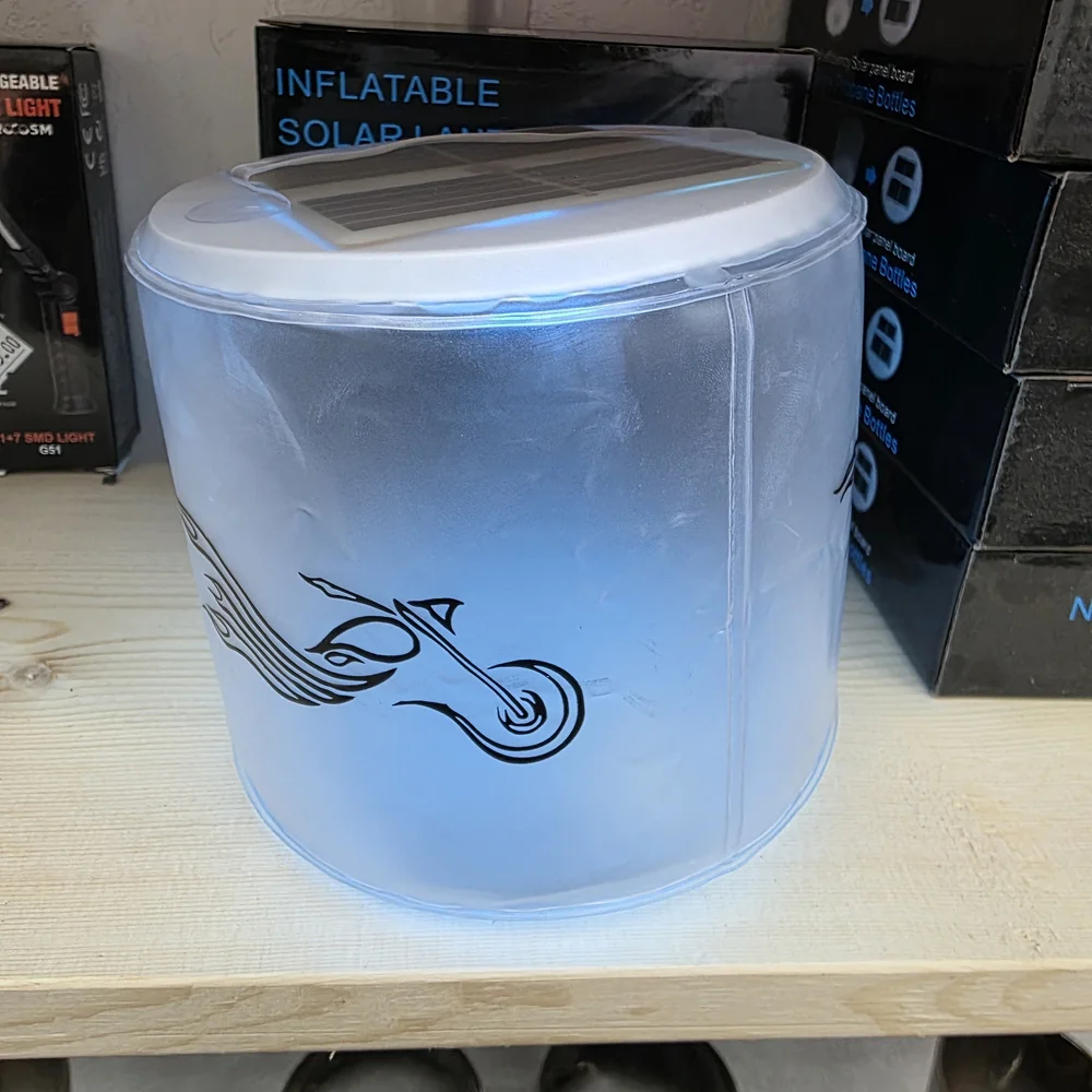 Solar Lantern Inflatable Color Changing Barto Solar Lantern
